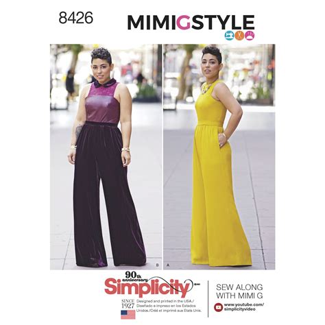 Simplicity Misses Plus Size Jumpsuit By Mimi G