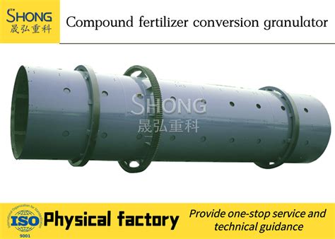 Chicken Organic Fertilizer Rotary Drum Granulator Use Carbon Steel