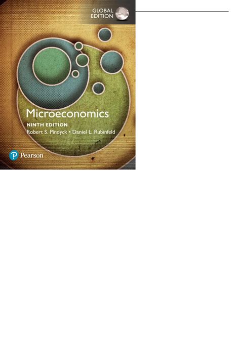 Microeconomics Global Edition Paperback Th Edition By Robert