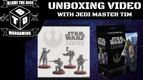 FFG Star Wars Legion Unboxing Video Rebel Trooper Expansion YouTube