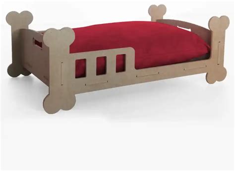 Caminha Para Pet Thor Cachorro Gato Em Mdf Cr Brinde Almofada Suede