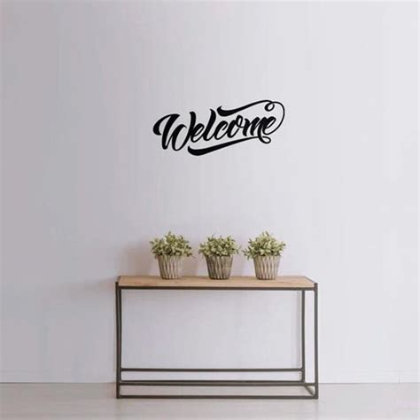 Metalen Wanddecoratie Welcome X Cm Bol