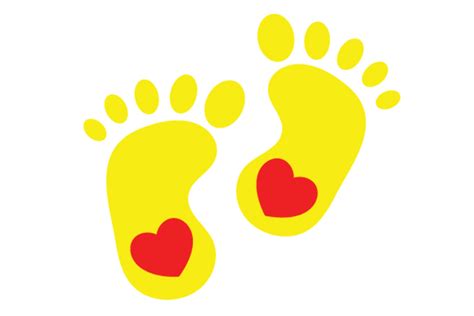 Download High Quality Baby Feet Clipart Yellow Transparent Png Images