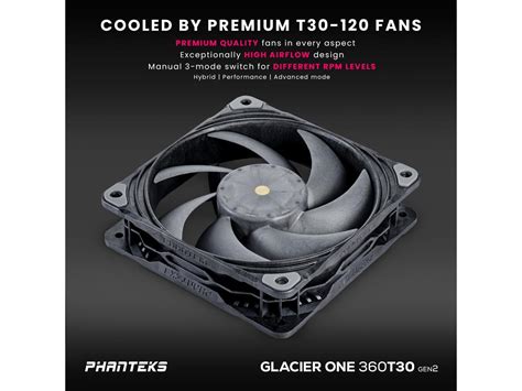 Phanteks Glacier One T Gen D Rgb Aio Liquid Cpu Cooler Mm