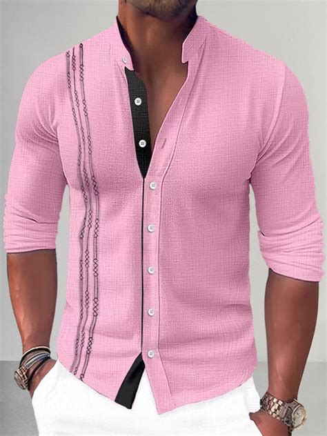 Premium Cotton Linen Shirt Lightweight And Breathable Ideal For Daily