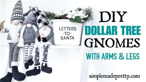 Detailed Diy Dollar Tree Gnome Video Instructions Simple Made Pretty