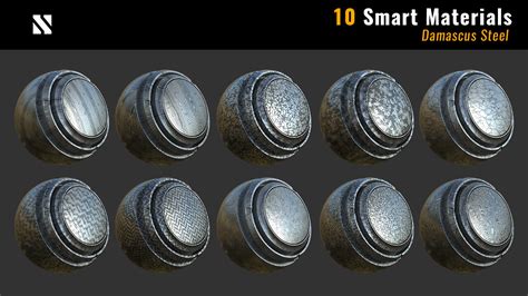 Artstation 10 Damascus Steel Smart Materials Resources