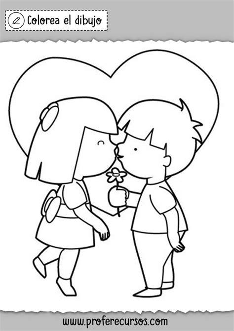 Dibujos De Amor Para Colorear