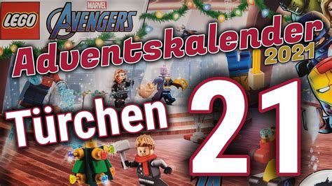 Türchen 21 LEGO Marvel Avengers Adventskalender 76196 Review YouTube