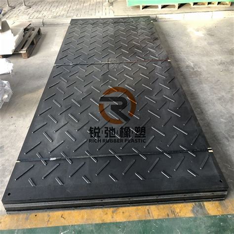 HDPE Track Road Floor Temporary Ground Mat Heavy Duty Mud Ground Mat