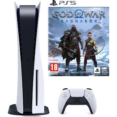 Ігрова консоль Sony Playstation 5 825gb Blu Ray Edition White God Of