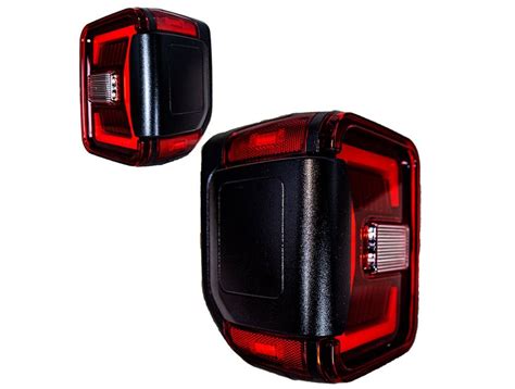 Winjet Renegade Sequential Red And Black LED Tail Lights CTRNG0668 BR