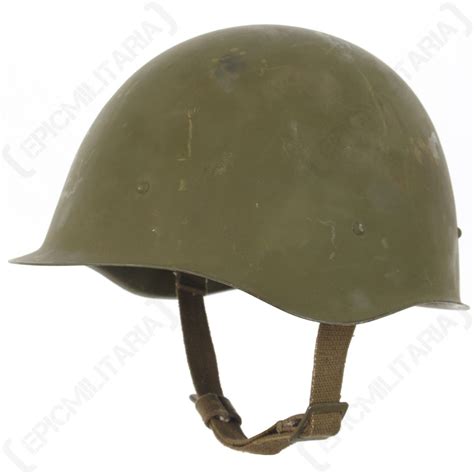 Original Russian M40 Helmet With Canvas Chin Strap Helmet Military