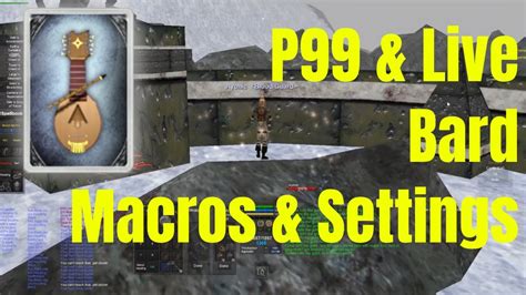 Bard Macros And Settings For Everquest Tlp And Project 1999 Youtube