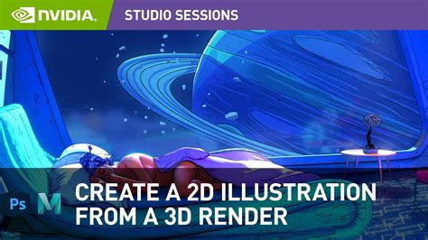 Create A D Illustration From A D Render In Maya Photoshop W Nick