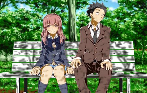 Anime Boy Sitting On Bench The Ordinary Park Bench Has Played An