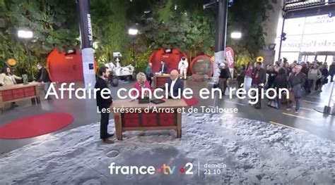 Affaire conclue du 20 juin ce soir sur France 2 les trésors d Arras