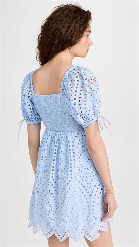 English Factory Eyelet Scallop Edge Mini Dress Shopbop