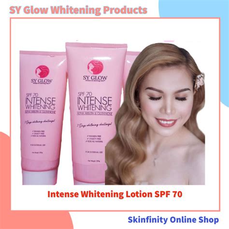 SY GLOW Intense Whitening Lotion SPF70 Manila Area Lazada PH