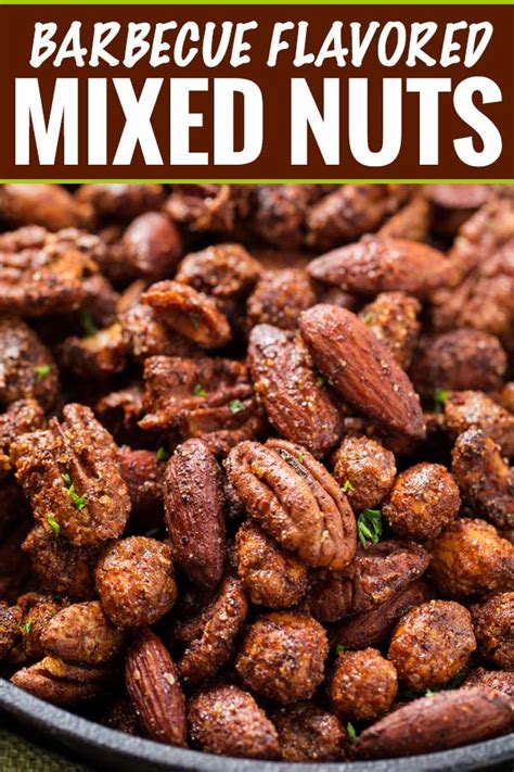 Barbecue Roasted Mixed Nuts The Chunky Chef