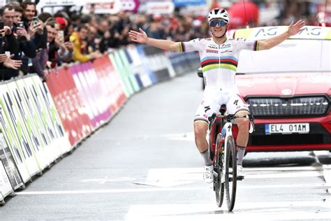 Remco Evenepoel Wins Liege Bastogne Liege Again While Pogacar Crashes