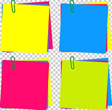 Colourful Sticky Notes Png