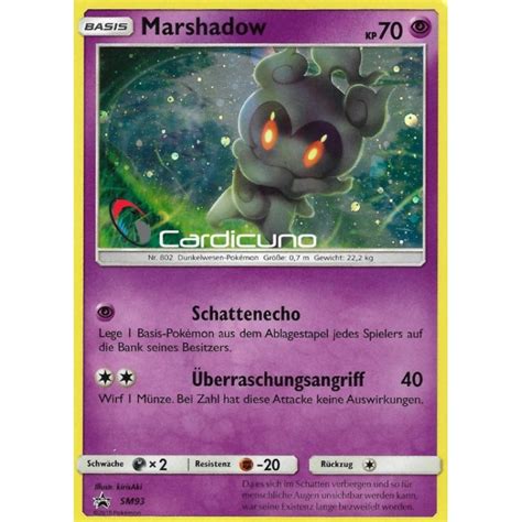 Marshadow SM93 Holo Promo Pokémon Sammelkarte Deutsch 0 99