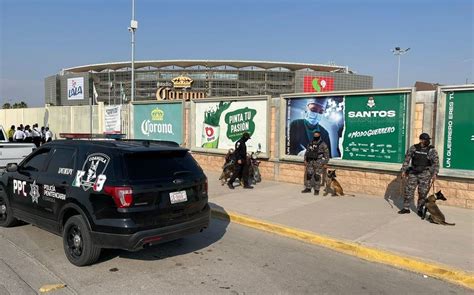 Operativo de Seguridad resguardará el TSM por Santos vs Monterrey