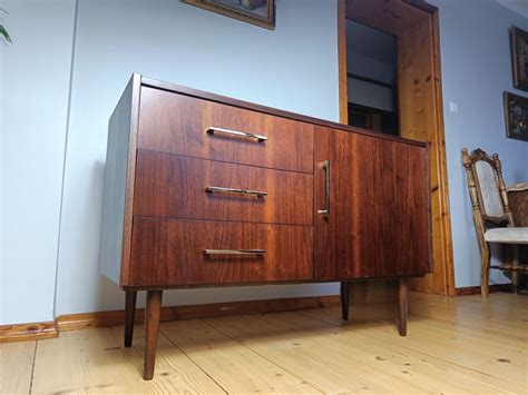 Komoda Sideboard Po Renowacji Idealna Pod Umywalk Prl Vintage Nowy