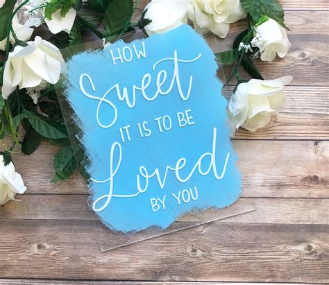 Custom Quotes Calligraphy Wedding Acrylic Sign Custom Verse | Etsy