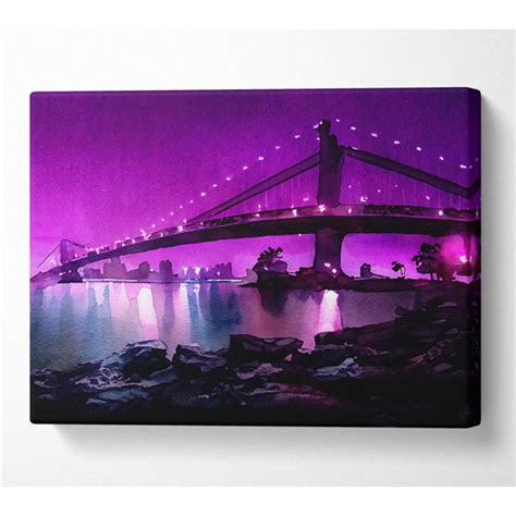 ModernMoments Manhattan Brücke New York City Druck Wayfair de