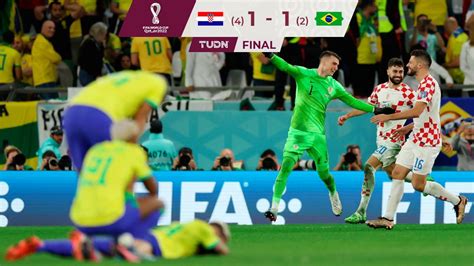 Croacia Derrotó A Brasil Y Calificó A Semifinales De Qatar 2022 Tudn Croacia Vs Brasil Tudn