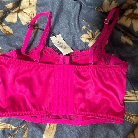 Primark Women S Pink Corset Depop