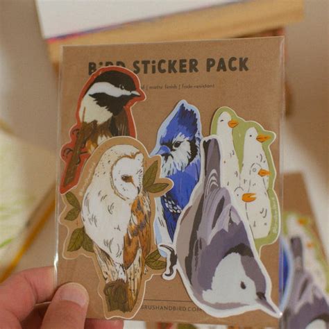 Bird Stickers - Etsy