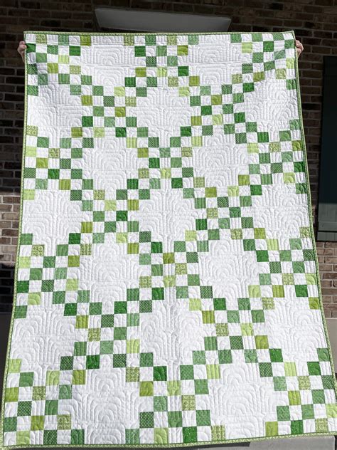 Queen Size Double Irish Chain Quilt Pattern 5