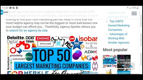 50 Largest Marketing Companies In The World Go Search Agency