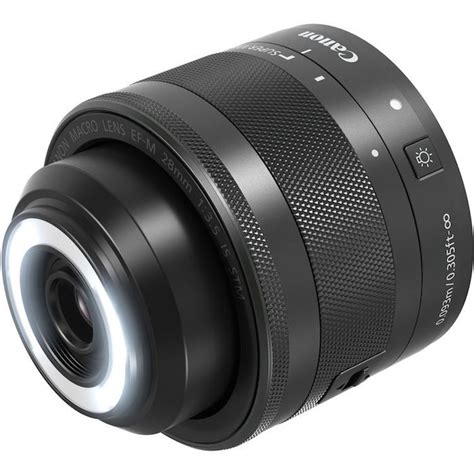 Canon Unveils EF-M 28mm f/3.5 MACRO IS STM Lens with Built-in Flash