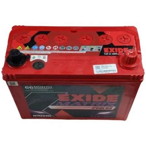 Capacity Ah Exide Matrix Red Mtred L Car Battery At Rs In New