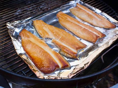 Grill Smoked Trout Dadcooksdinner