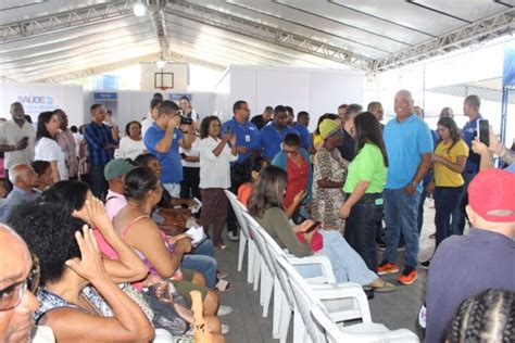 Saúde nos Bairros vice prefeita Ana Paula e Sandro Bahiense levam