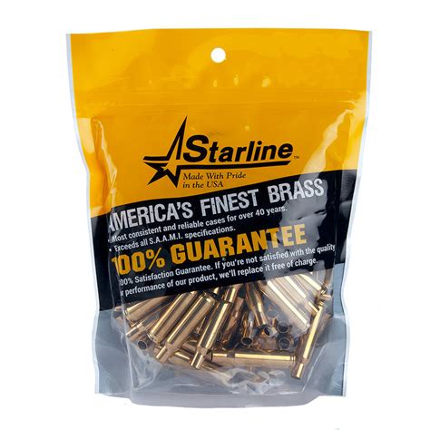 Starling Rifle Brass 222 Remington Unprimed 100bag — Reloading