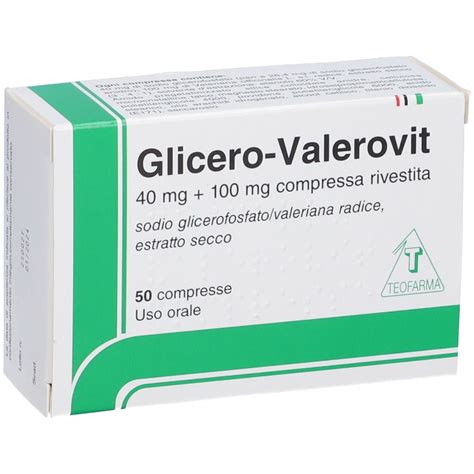 Glicero Valerovit Mg Mg Compresse Rivestite Pz Redcare