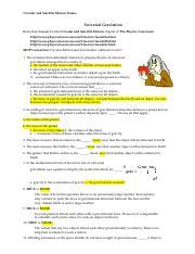 Gravity Worksheet Pdf Circular And Satellite Motion Name Universal