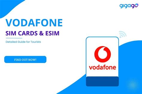 Vodafone SIM Cards And ESIM For Tourists 2024