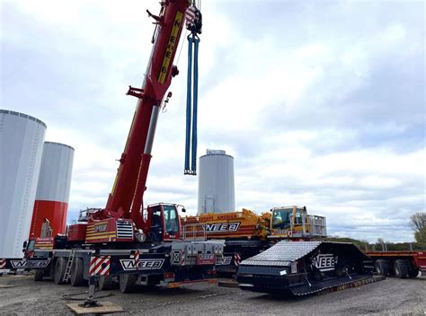 Unterwegs Mit Unserem Big Liebherr Kran Lr1700 Neeb Crane