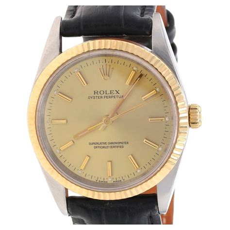 Rolex Yellow Gold Oyster Perpetual Wristwatch Ref Circa At