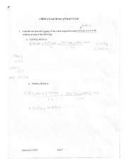 Review of Chem 111 Lab: Calculating Solute Amounts for Solutions ... 