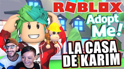 La Casa De Karim En Adopt Me Roblox Paseo A Mi Mono Mascota Juegos