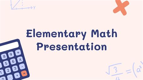 Elementary Math. Free PPT Template & Google Slides Theme