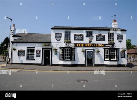 The Red Lion, Histon Cambridgeshire, has a number of marvellous had painted signs adorning its ...